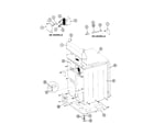 Maytag LDE4000 rear view diagram