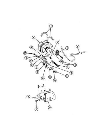 Motor & idler assembly