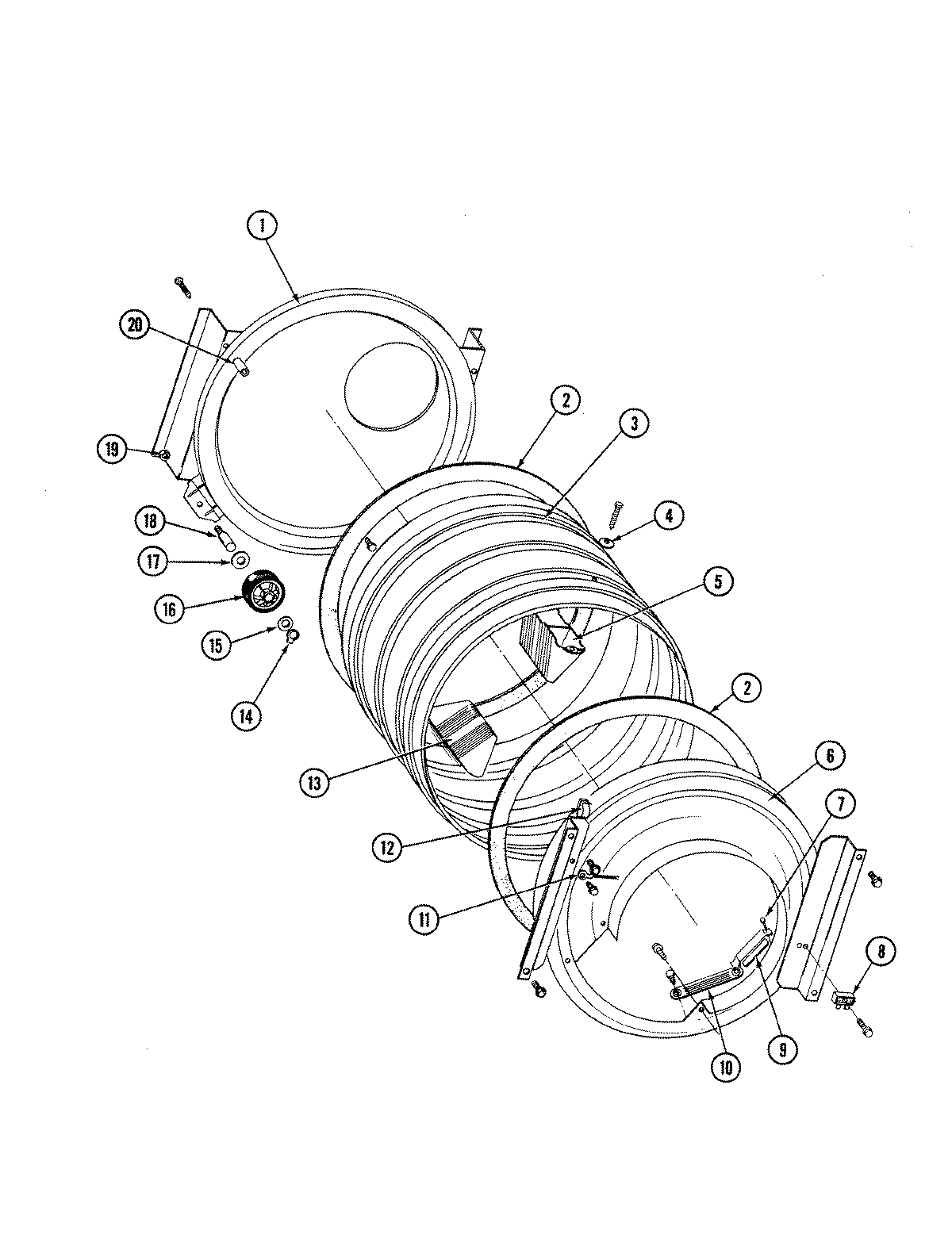 Tumbler (front & back)