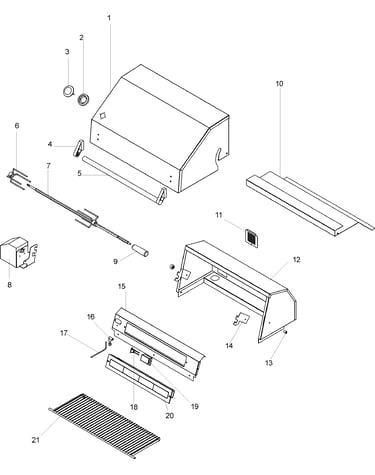 Maytag bbq hood