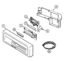 Maytag MDB6100AWW control panel diagram