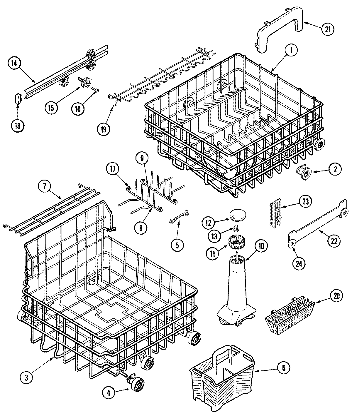 TRACK & RACK ASSEMBLY