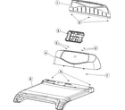 Maytag MDE6800AZQ control panel & top diagram