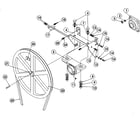 Maytag MDG76PCBWS tumbler bearing diagram