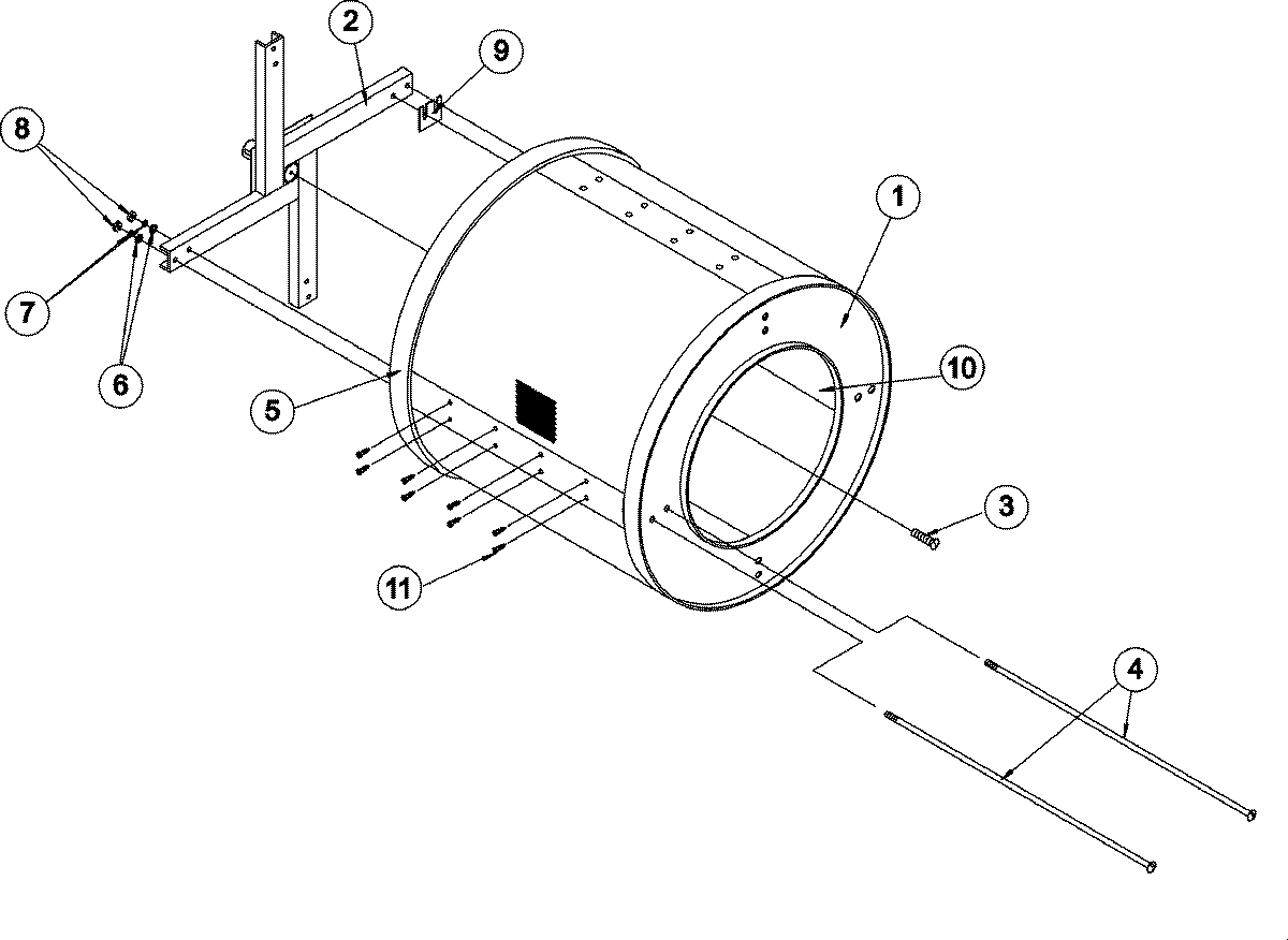 TUMBLER SUPPORT