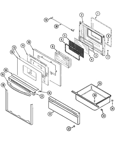 Door/drawer (aab, aaq, aaw)