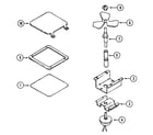 Maytag MER6750AAW stirrer assembly diagram