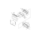 Maytag MER6765BAB door (upper) diagram