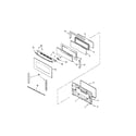Maytag MER6765BAQ door (upper) diagram