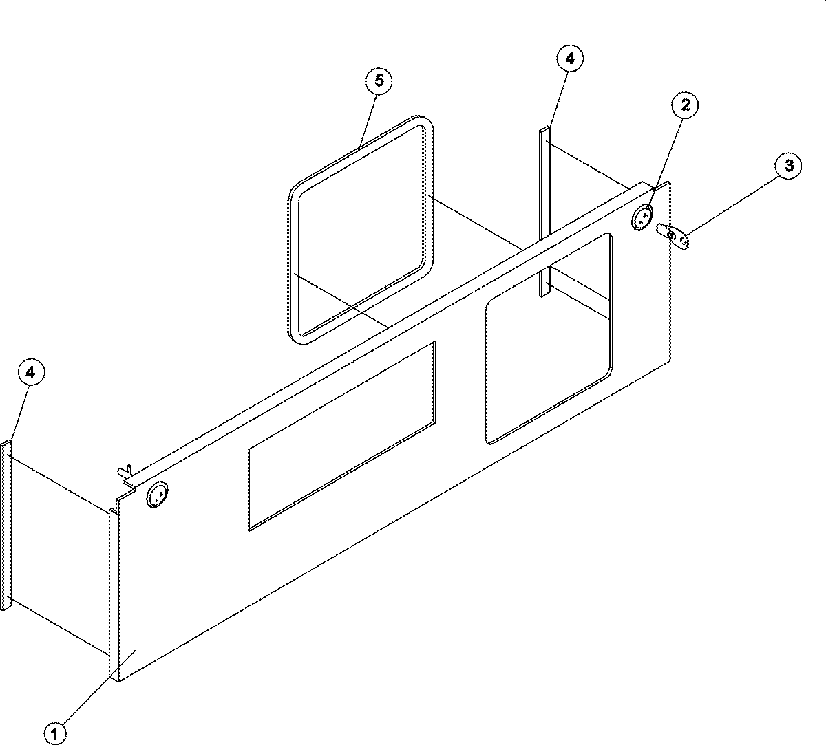 COIN CONTROL DOOR ASSEMBLY