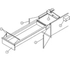Maytag MLG31PCAWS lint drawer assembly diagram
