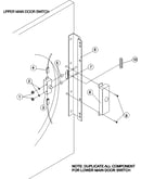 Main door switch assembly