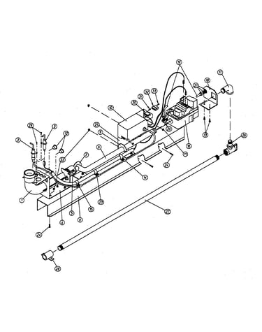Gas train assembly