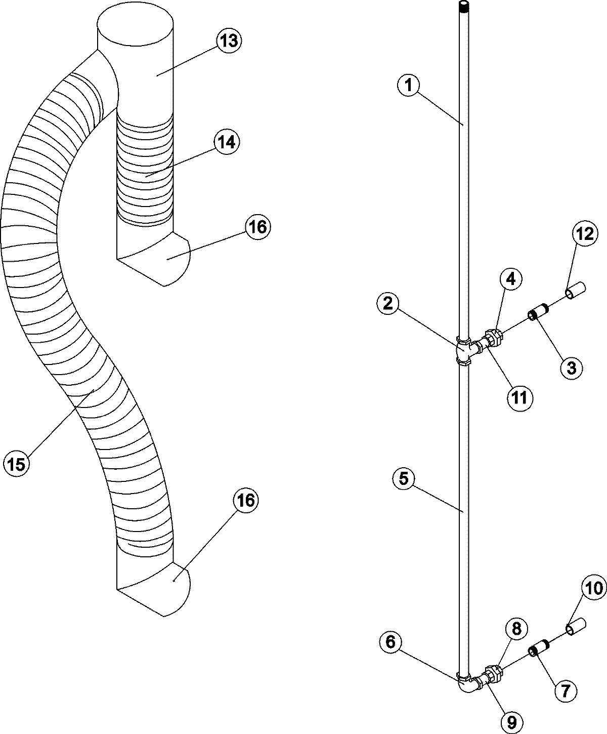Optional piping & ducting kits