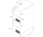 Maytag MLG31PCBWS back guard assemblies diagram