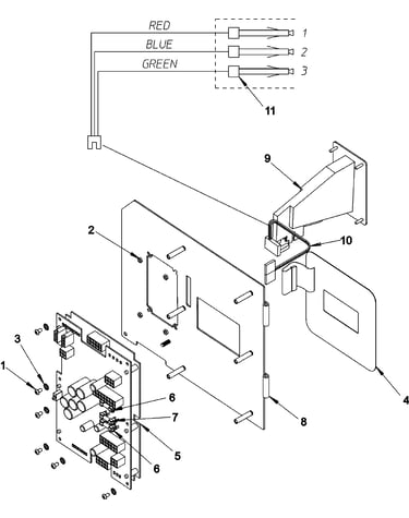 Dmc control panel assembly