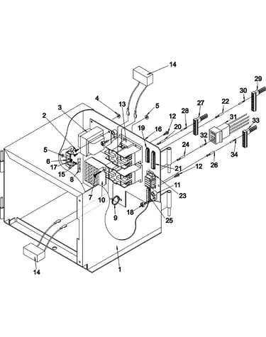 Dmc control box assembly