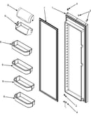 Refrigerator door