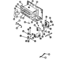 Amana MVH100E1-P1119107M cavity assy diagram