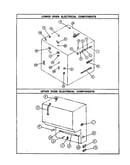 Lower oven electrical components