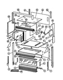 Upper oven parts