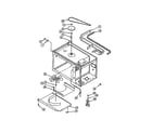 Caloric RKS394 cabinet and stirrer parts diagram