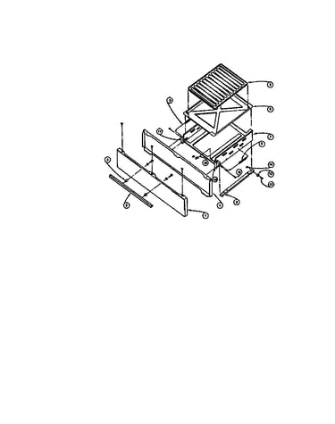 Lower broiler components