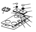 Caloric RTG350-P1131481NW page 5 diagram