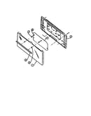 Plain over door assy