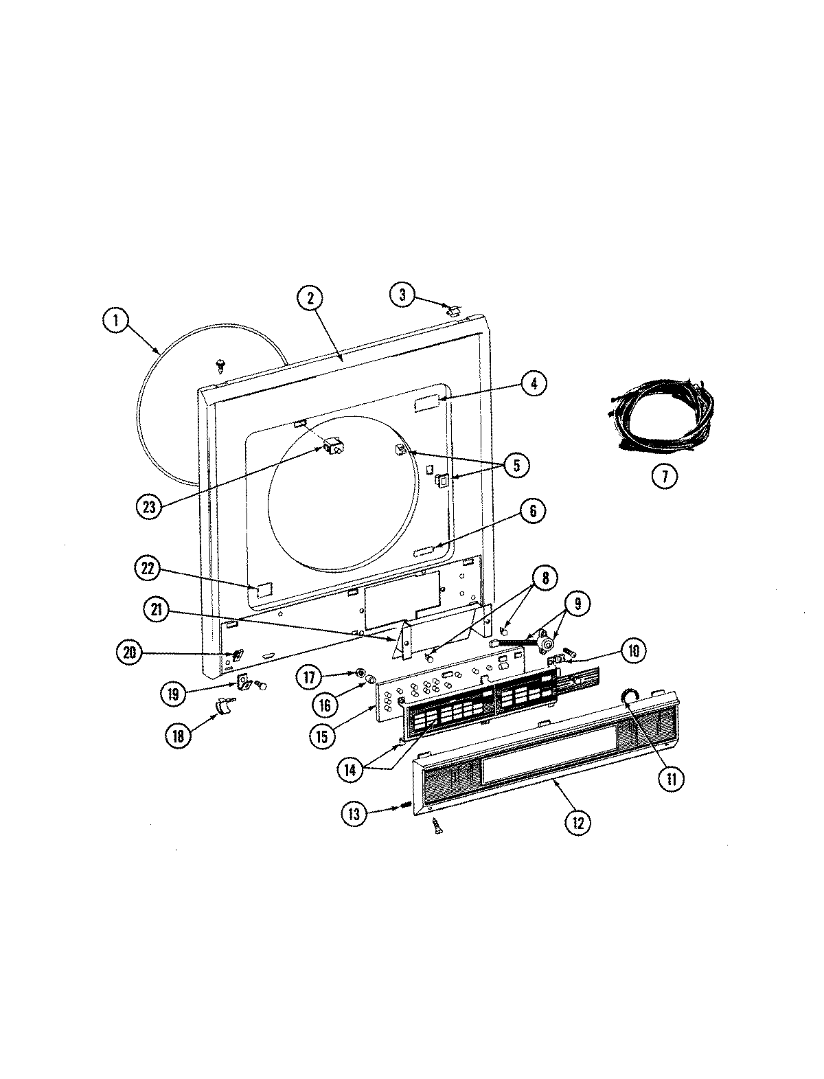 FRONT PANEL & CONTROL PANEL