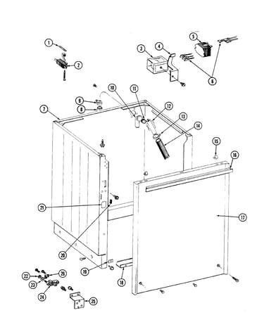 Cabinet & front panel