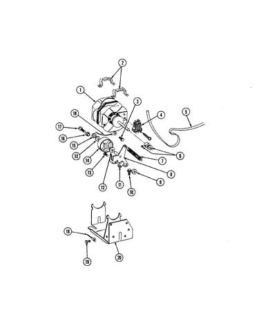Motor & idler assembly
