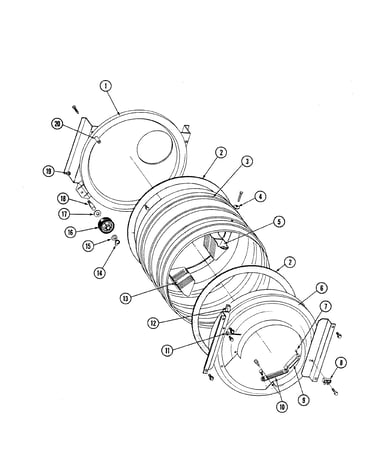 Tumbler (front & back)