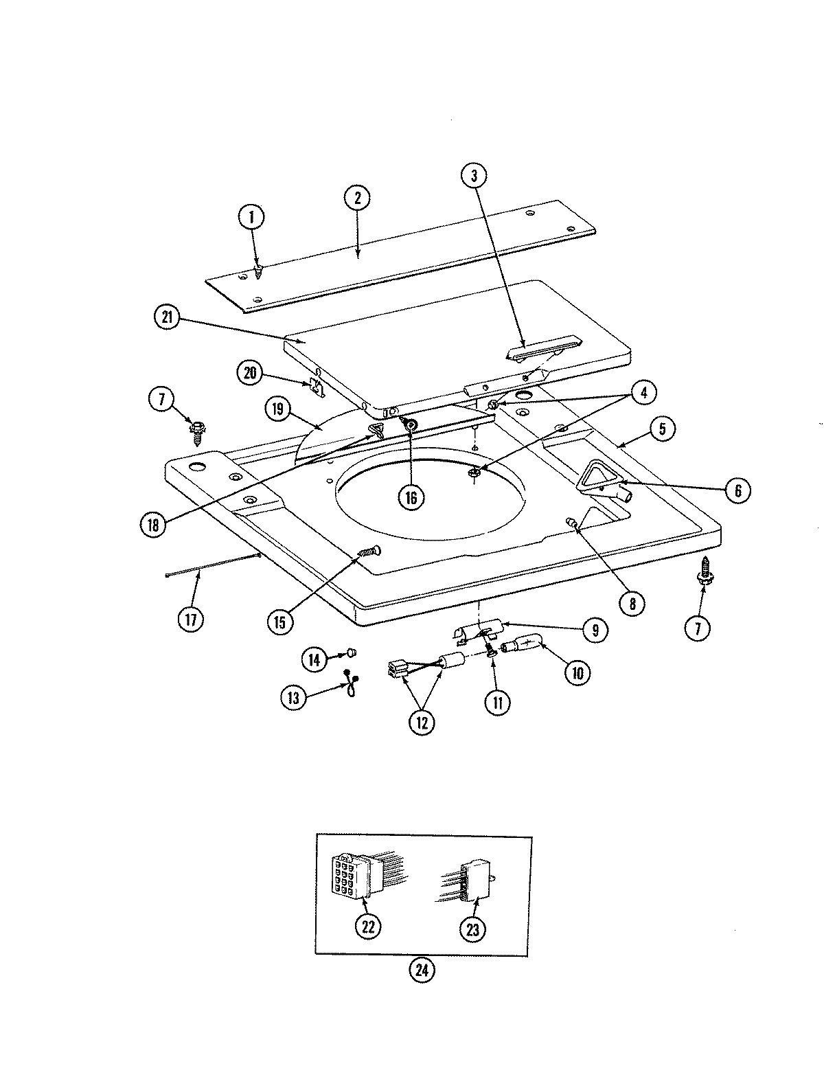 WASHER TOP COVER ASSEMBLY