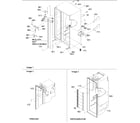 Amana SRD528VE-P1320402WE cabinet parts diagram