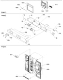 Façade dispenser cover & elec. brkt assy