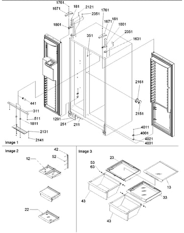 Lights, hinges & shelving