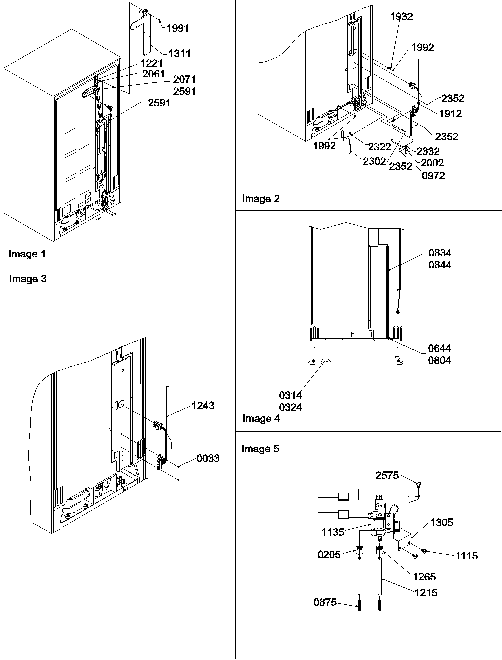 Cabinet back