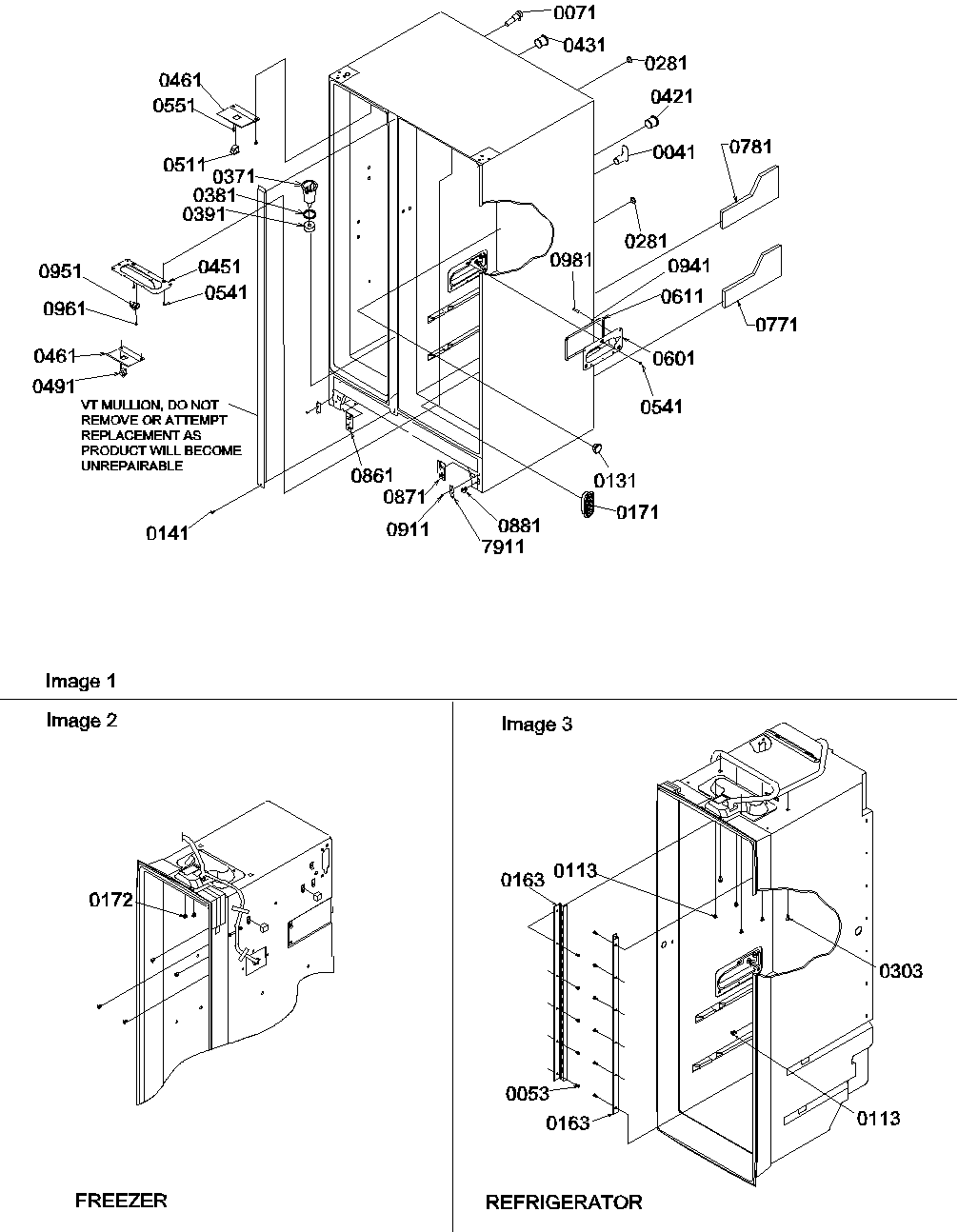 Cabinet parts