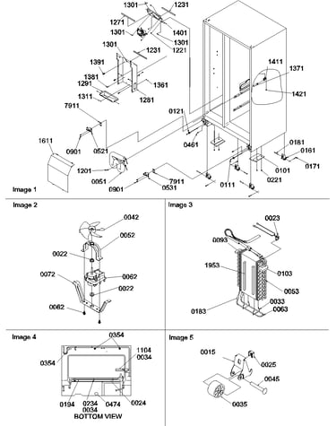 Drain, rollers, and evap assy