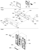 Facade dispenser cover, elec brkt assy
