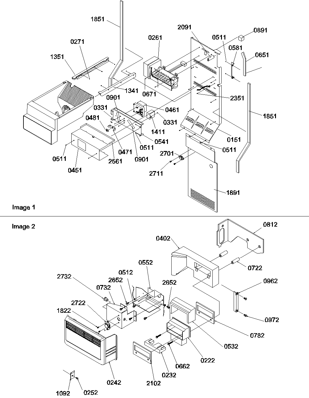 Ice maker/control assy