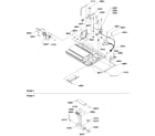 Amana SRDE522VE-P1320304WE machine compartment diagram