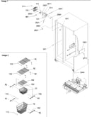Freezer shelves & lights