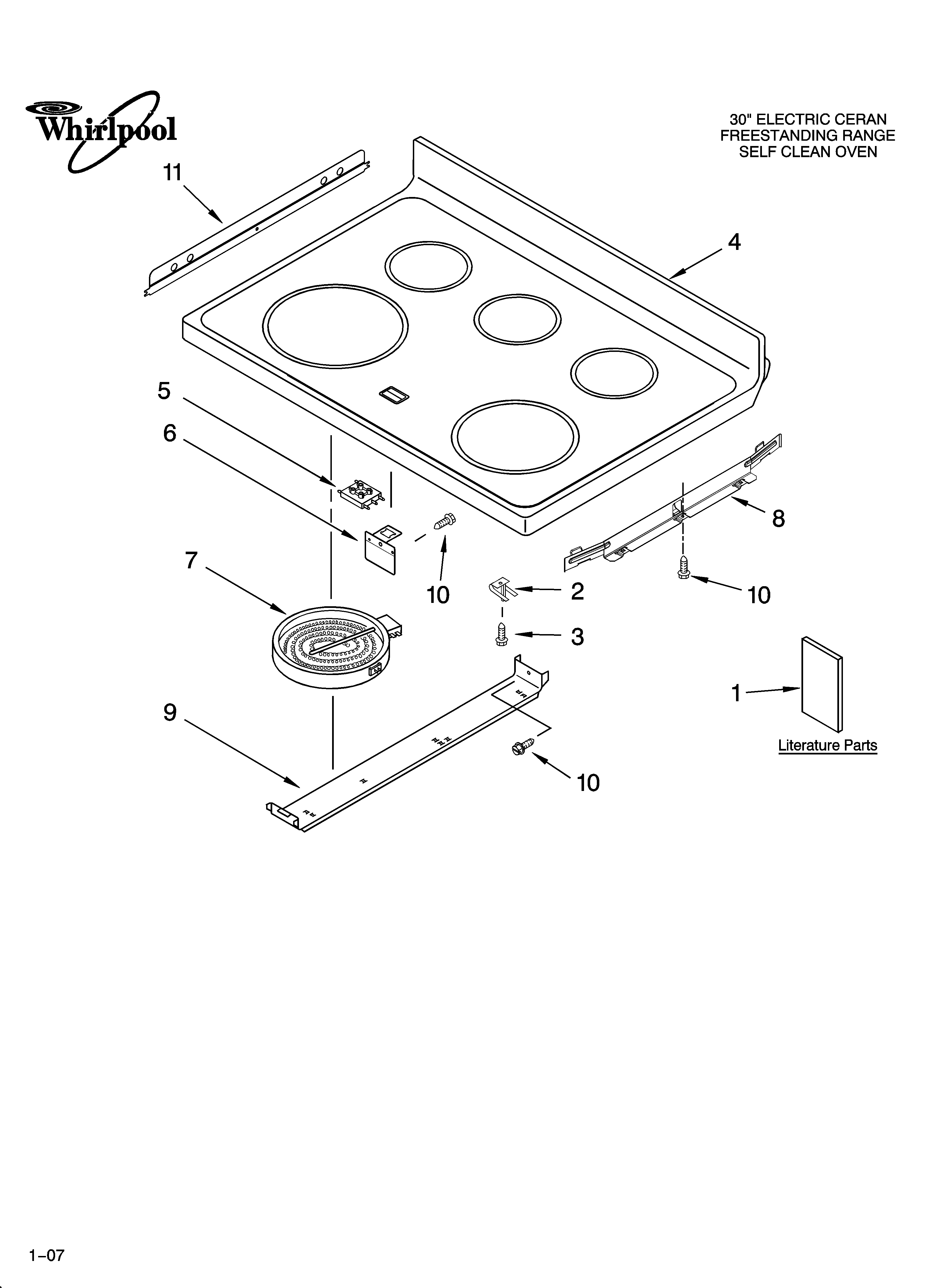 COOKTOP PARTS