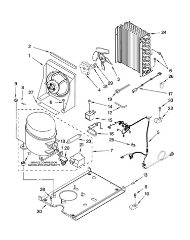 Unit parts, optional parts (not included)
