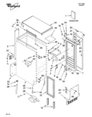 Cabinet liner and door parts