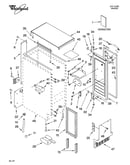 Cabinet liner and door parts