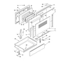 Whirlpool GJP84902 door and drawer parts diagram