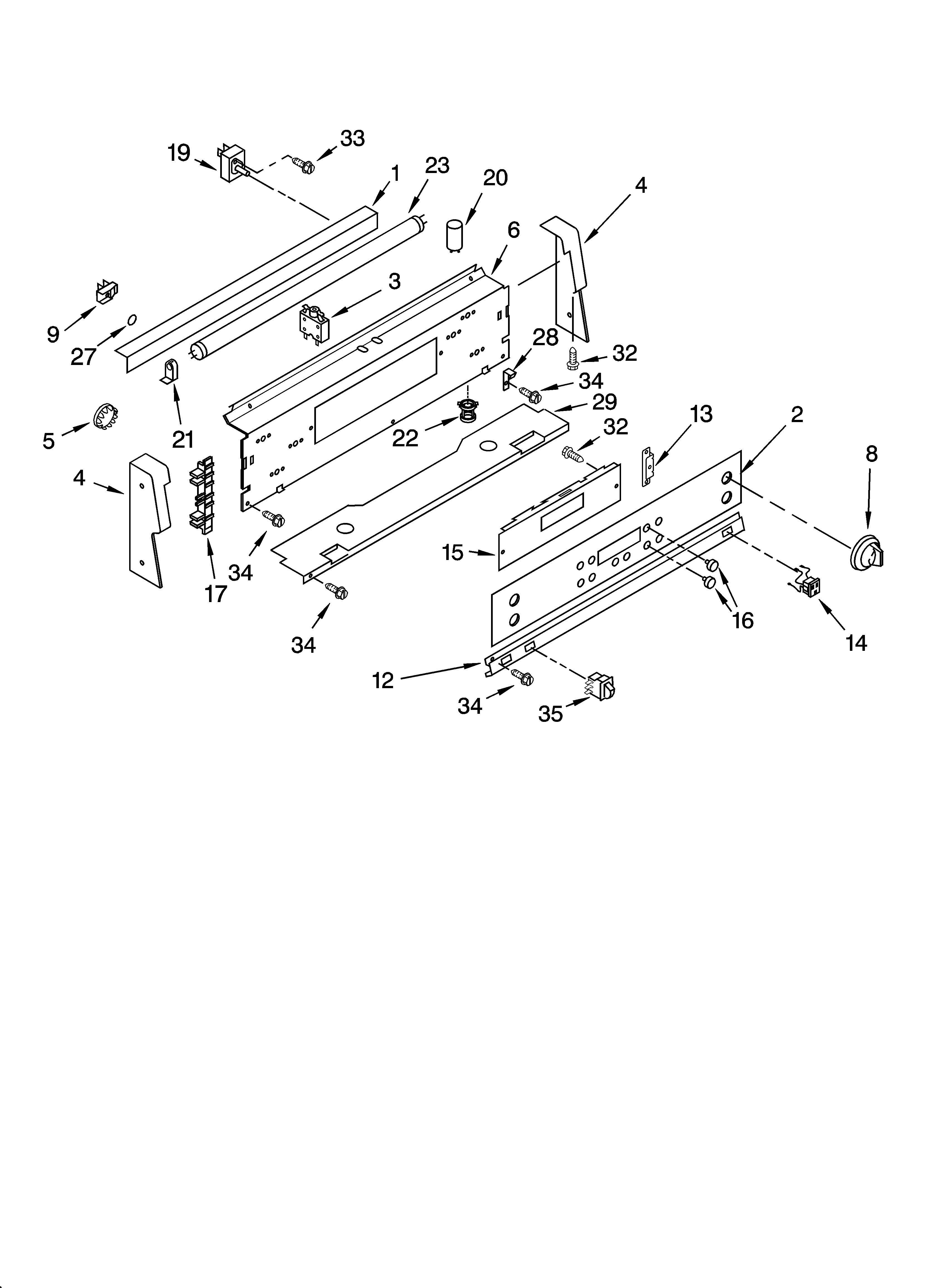 Control panel parts